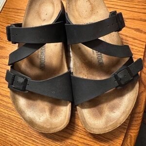 Birkenstock Black Double-Strap Sandals